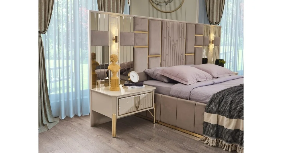 Bahar Bej · Yatak Odası Takımı %100 MDF