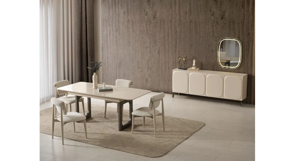 Bubble Yemek Odası Takımı %100 MDF