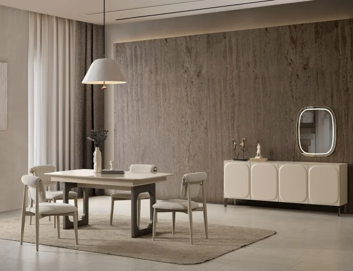 Bubble Yemek Odası Takımı %100 MDF