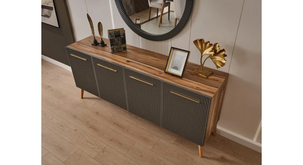 Çırağan Ceviz · Yemek Odası Takımı %100 MDF