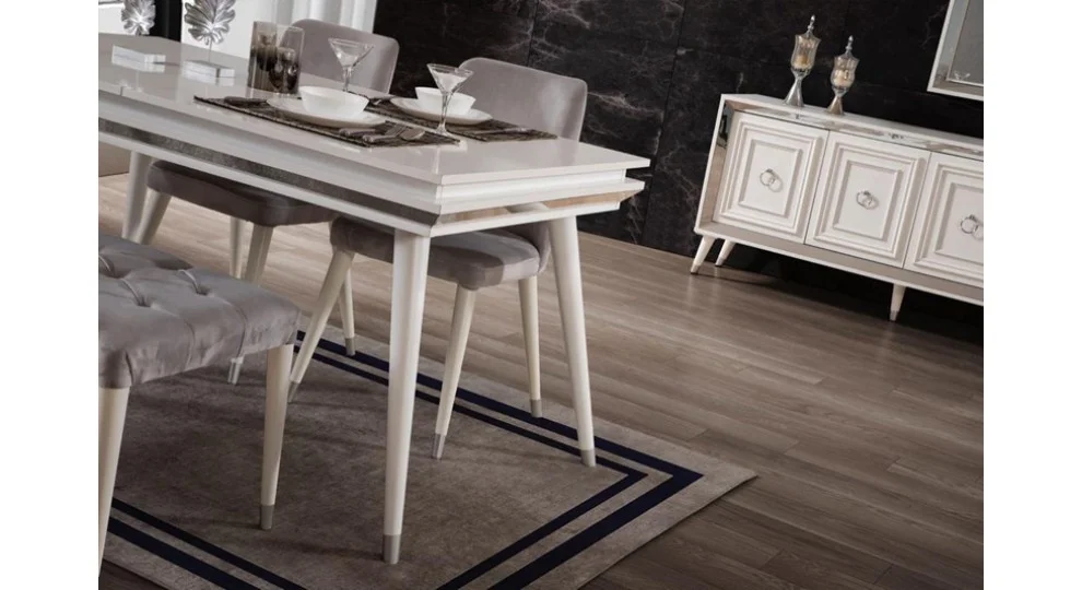 Elegant Beyaz · Yemek Odası Takımı