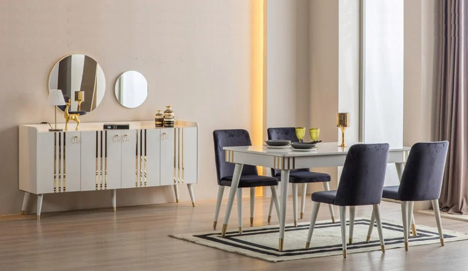 Lotus Beyaz · Yemek Odası Takımı