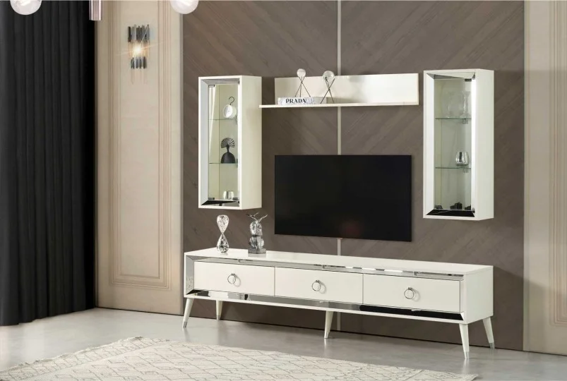 Lotus Gümüş Tv Ünitesi