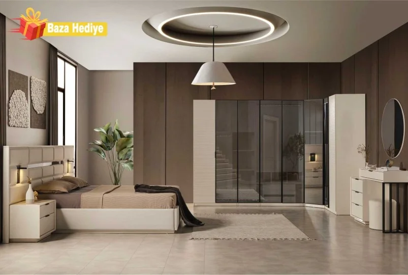 Lotus Köşe · Yatak Odası Takımı Yüzeysel MDF