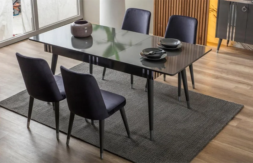 Lotus Siyah · Yemek Odası Takımı